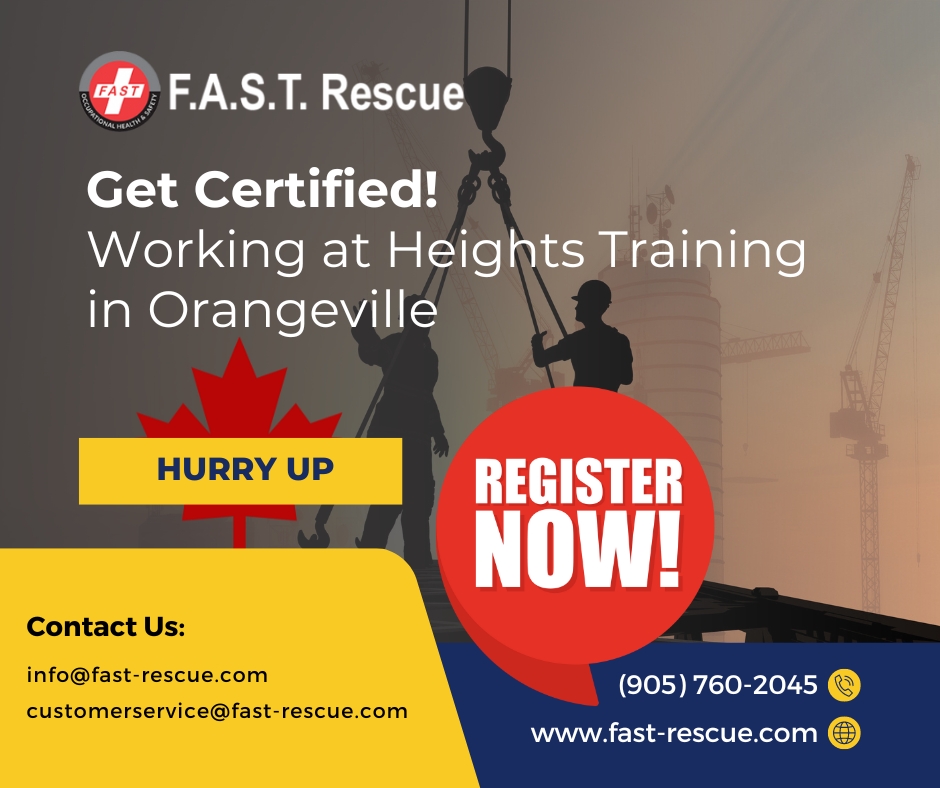 Working At Heights Training In Orangeville By Fast Rescue